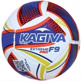 Bola Futsal Infantil Kagiva F9 Extreme PRO Oficial - Branco/Azul