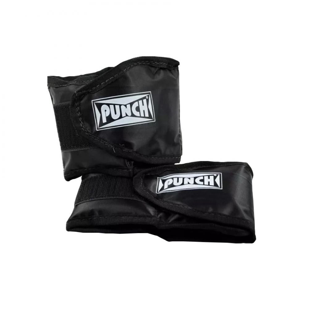 Par de Tornozeleira De Peso 3 Kg - Punch - Preto/Branco