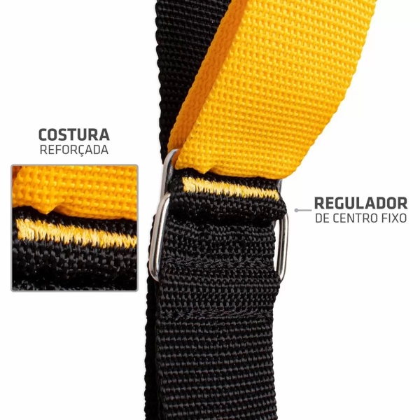 Fita de Suspensão Muvin FTS-400 - Preto/Amarelo