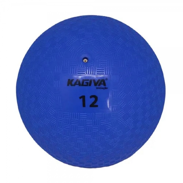 Bola Iniciação Kagiva de Borracha Nº 12 Azul - Azul