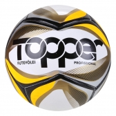 Bola de Futevôlei Topper Pro - Preto/Laranja