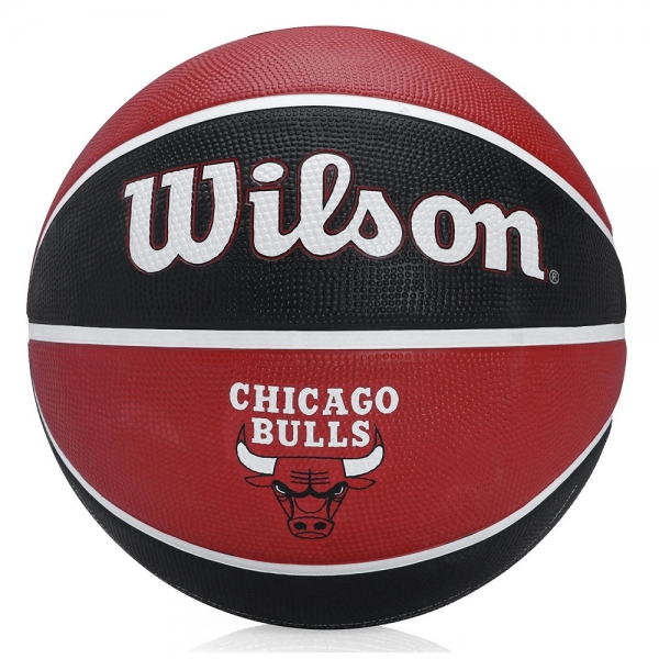 Bola Basquete Wilson NBA Tribute #7 Chicago Bulls - Preto/Vermelho