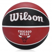 Bola Basquete Wilson NBA Tribute #7 Chicago Bulls - Preto/Vermelho