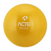Bola Tonificadora Acte Sports de 2KG Amarela - Amarelo