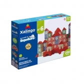 Brincando de Engenheiro 200 Peças - Xalingo - Vermelho