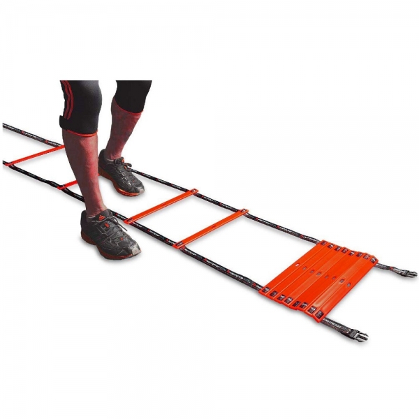 Escada de Agilidade 10 Degraus 5 Metros - Prottector - Laranja/Preto