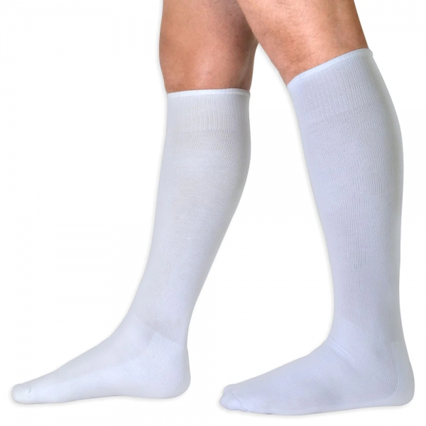 Kit com 10 Pares de Meiões Lisos de Futebol - Severa - Branco