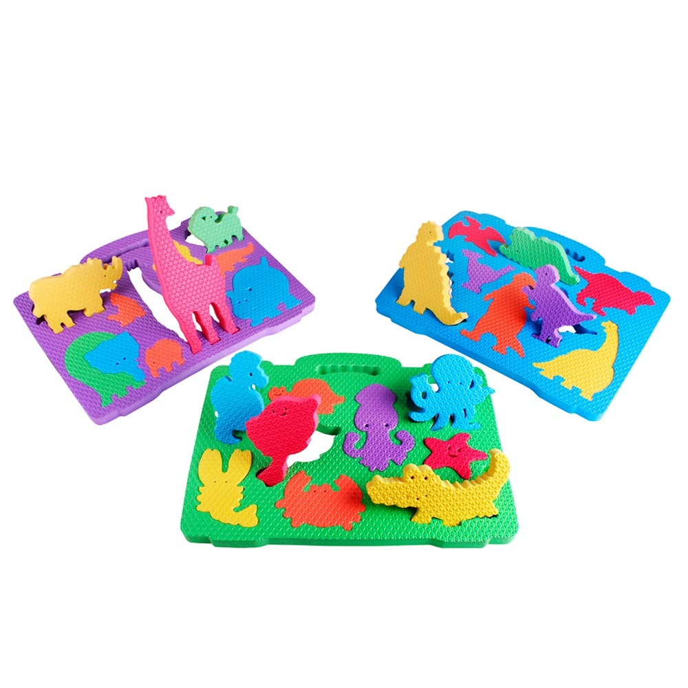 Maleta EVA Descobrindo Animais 3 Peças EVAMAX - Multi Colorido