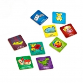 Jogo da Memória Infantil - Brinquedos - 24 Peças - Xalingo - Azul