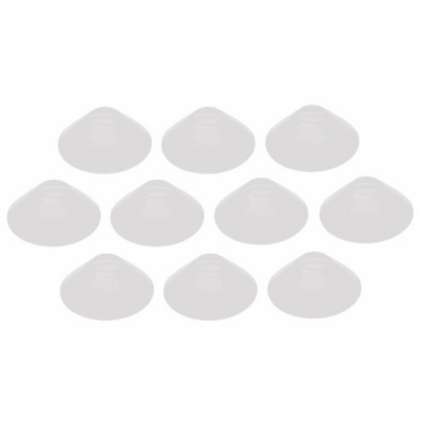 Kit de Cones Chapéu Chinês LDM para Treinamento 10 unidades - Branco