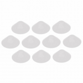 Kit de Cones Chapéu Chinês LDM para Treinamento 10 unidades - Branco