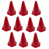 Cone de Agilidade 23cm (Kit com 10 Cones) - LDM - Vermelho