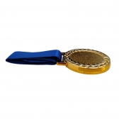 Kit com 5 Medalhas 50mm - Piazza - Amarelo