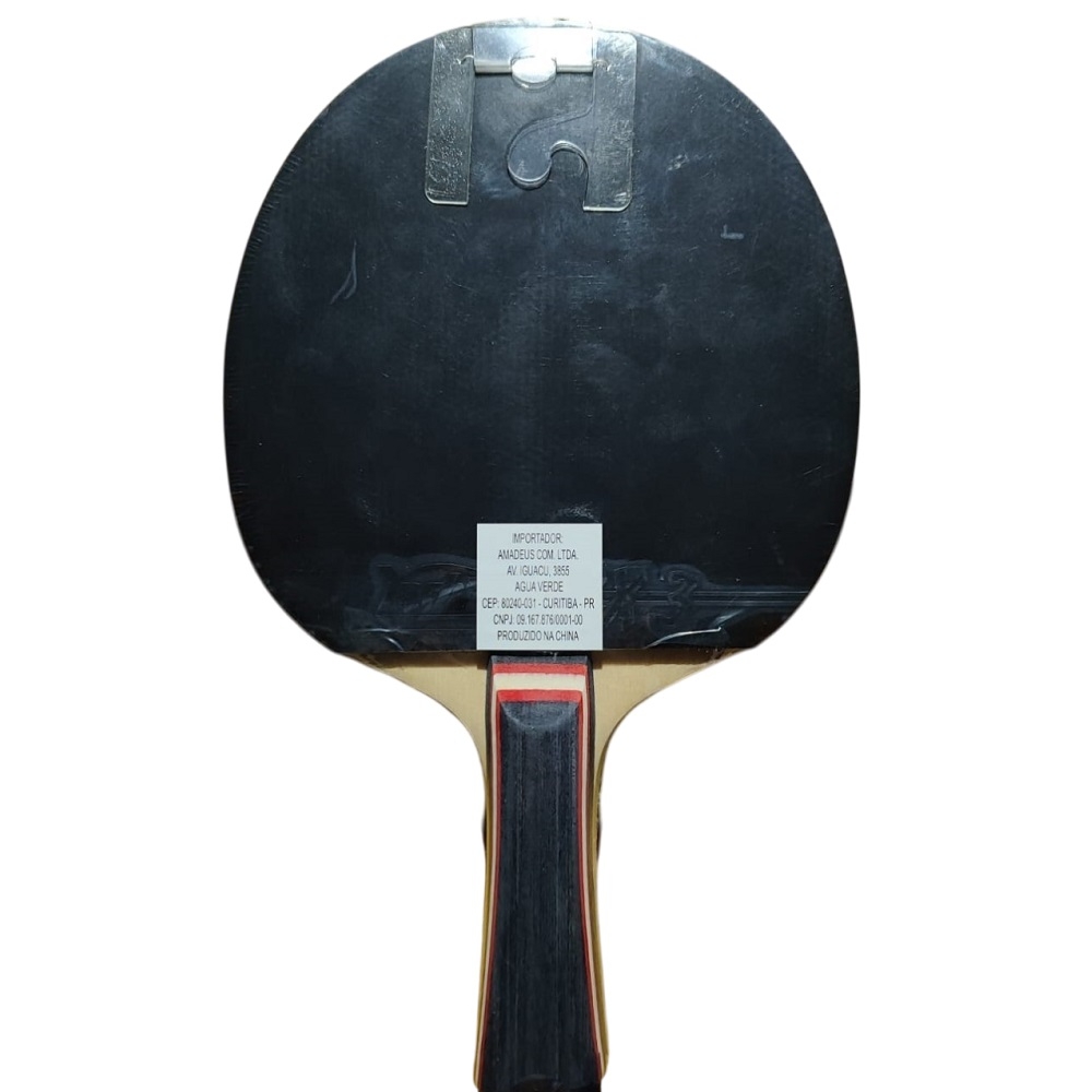 Raquete Tênis de Mesa Yashima XX3 Training 2 Estrelas - Preto