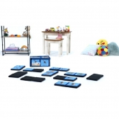 Jogo da Memória de Animais Pequeno - LDM - Azul