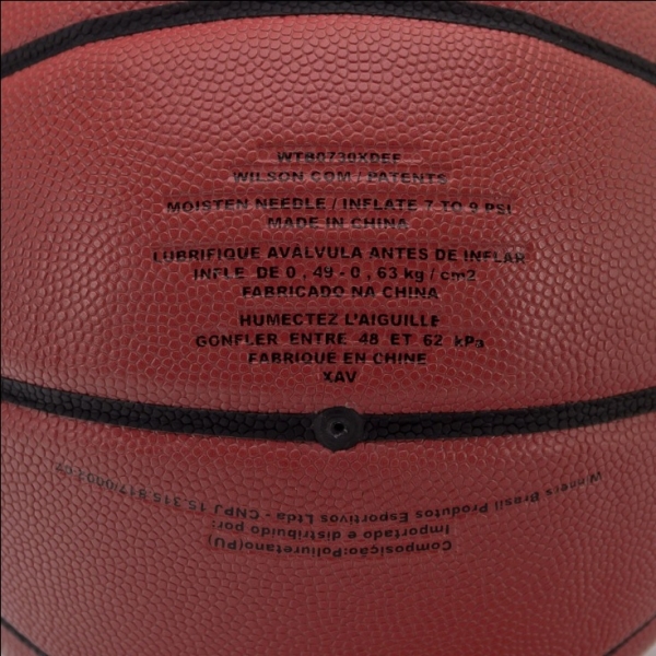 Bola de Basquete Wilson NCAA Comp 7 - Marrom