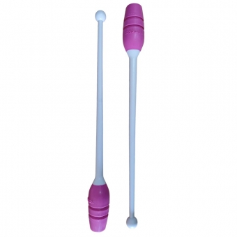 Par de Maça Ginástica Rítmica Conectável Infantil/Juvenil 40cm - Tuimader