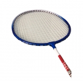 Kit Badminton Starflex 2 Raquetes e 2 Petecas com Raqueteira - Azul