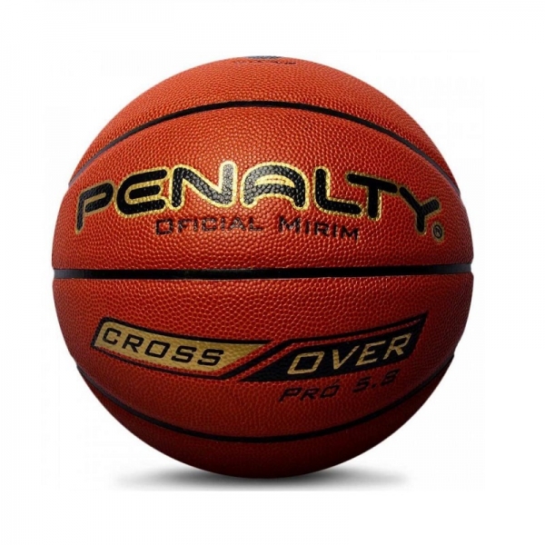 Bola Basquete Penalty Pró 5.8 Crossover X Mirim - Marrom/Preto