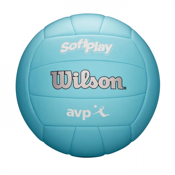 Bola de Vôlei Wilson AVP Soft Play Azul - azul/cinza