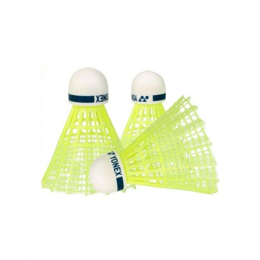 Peteca Yonex Badminton Mavis 10 - Amarelo/Branco