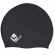 Touca Natação Silicone Vollo Sports Preta - Preto/Branco