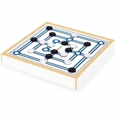 Jogo 4 em 1 Xadrez Ludo Damas Trilha com Estojo Junges - Verde