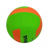 Bola Rainha Beach Vôlei Oficial - Verde e Laranja - verde/laranja