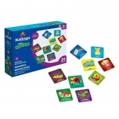 Jogo da Memória Infantil - Brinquedos - 24 Peças - Xalingo - Azul