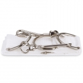 Faixa de Centro com Mosquetão para Rede de Tênis Oficial - Master Rede - Branco