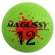 Bola Magussy Iniciação de Borracha N°12 - Verde