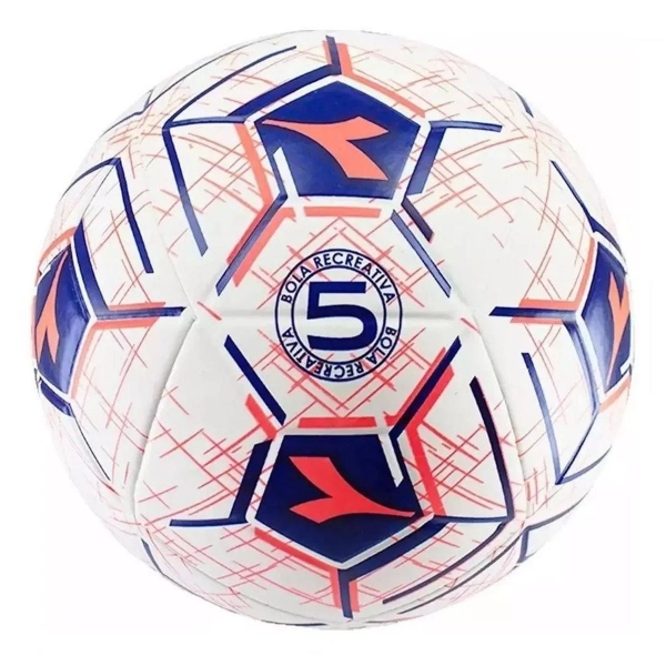 Bola de Society Diadora Coloring Park Azul e Vermelho - Azul/vermelho