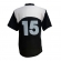 Kit com 16 Camisas TRB Preto/Branco e 16 Calções Brancos - Preto/Branco