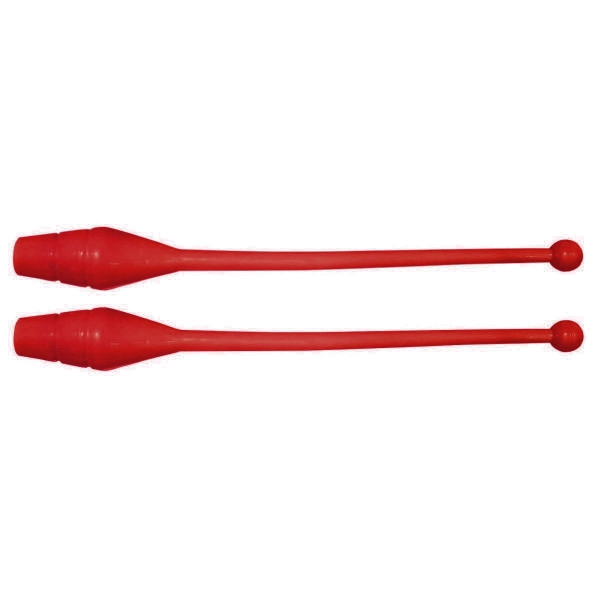 Par de Maça Ginástica Rítmica Oficial Adulto 45 cm - Vermelho