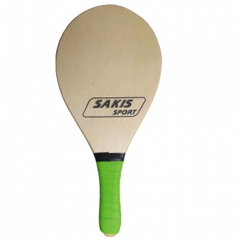 Kit de Frescobol Sakis Verniz com Bola