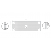 Rede de Precisão de Futebol de Campo - Master Rede - Branco