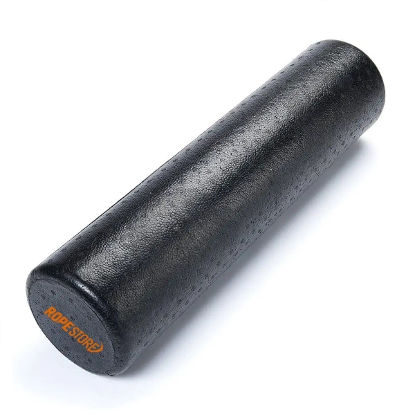 ROLO DE MASSAGEM FOAM ROLLER 90CM ESPUMA EPP ROPE STORE - Preto