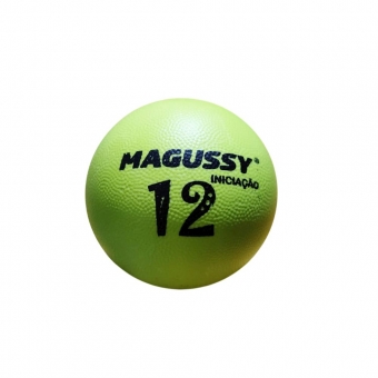 Bola Iniciação de Borracha Magussy Tamanho 12 Verde