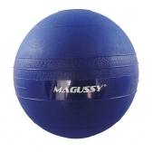 Bola Medicine Magussy Borracha 4Kg Azul - Azul/Branco