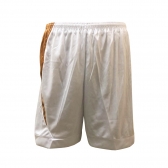 Calção Esportivo Kanga modelo Toronto Branco Dourado - Branco/Dourado