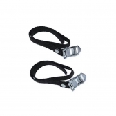 Correia Cinta Firma Pé Para Pedal Bike Spinning e Racks - Preto