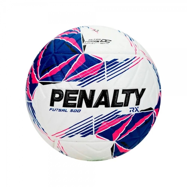 Bola Futsal Penalty RX 500 XXVI - Branco/Azul