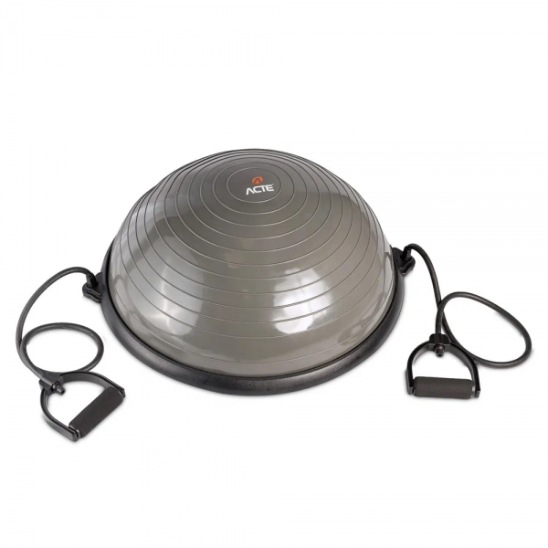 Bosu Meia Bola Fitness Acte T282 - Cinza/Preto