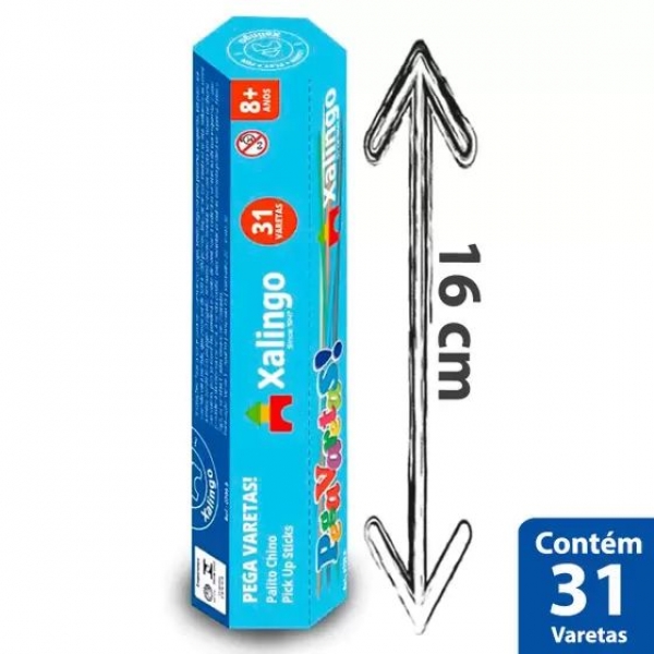 Jogo Pega Varetas Infantil - Xalingo - Azul
