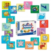 Jogo da Memória Fundo do Mar - Pais & Filhos - Branco