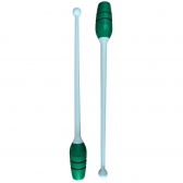 Par de Maça Ginástica Rítmica Conectável Adulto 45cm - Tuimader - Verde