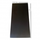 Colchonete Eva Tapete Yoga Exercícios 10mm Preto - Preto/Preto