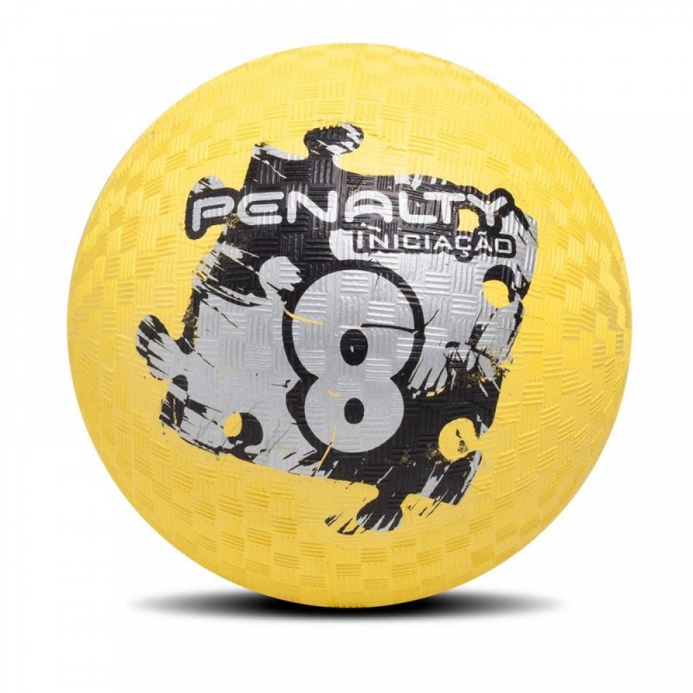 Bola Penalty Iniciação de Borracha N°8 - Amarelo