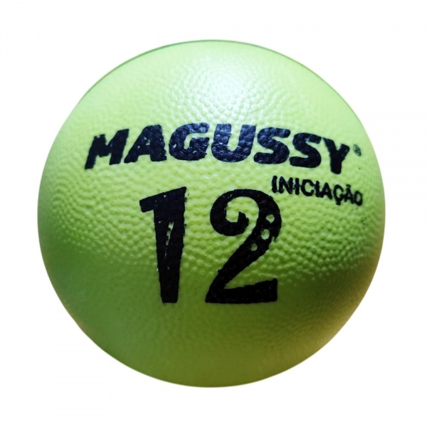 Bola Iniciação de Borracha Magussy Tamanho 12 Verde - Verde