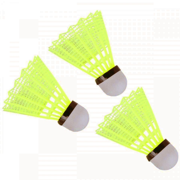 Kit Badminton Vollo com 2 Raquetes 3 Petecas - Laranja